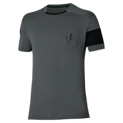 Camisa Mizuno Sergio Ramos Casual Tee Mujer Grises - Chile M387UIOCNM